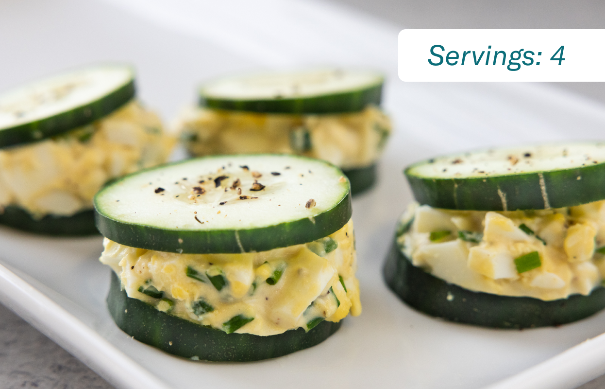 Cucumber Egg
Salad Bites